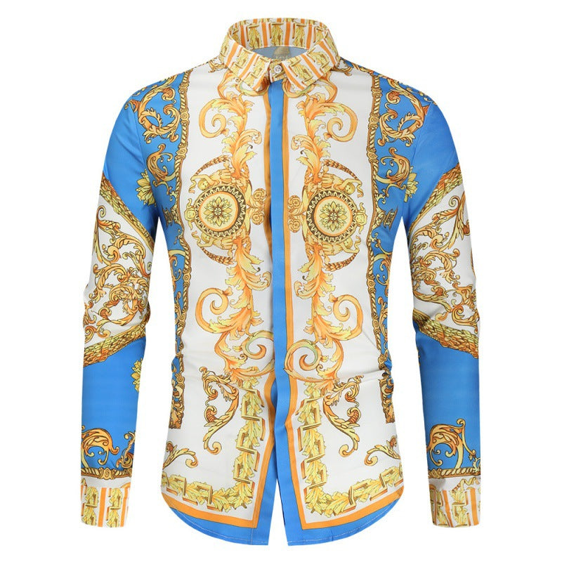 Chemise de luxe pour hommes avec un impressionnant motif baroque Chic und Stil