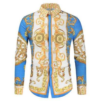 Chemise de luxe pour hommes avec un impressionnant motif baroque Chic und Stil