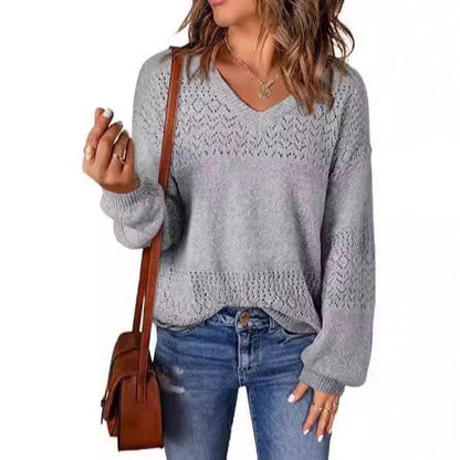 Pull en tricot aérien pour femmes Chic und Stil