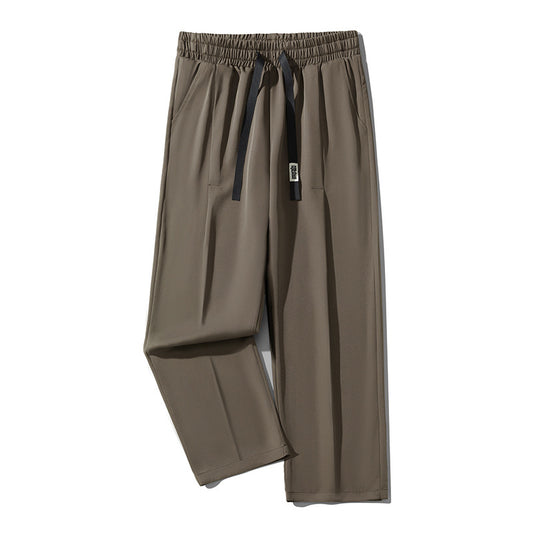 Casual men's pants made of breathable fabric with adjustable waist and side pockets Chic and Style