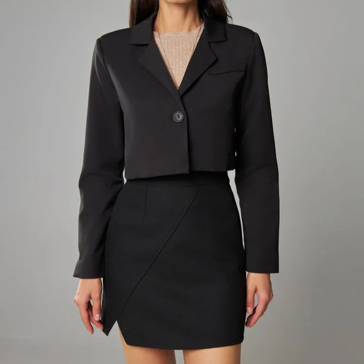 Dames Blazer élégant avec jupe assortie Chic und Stil