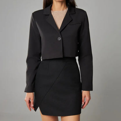 Dames Blazer élégant avec jupe assortie Chic und Stil