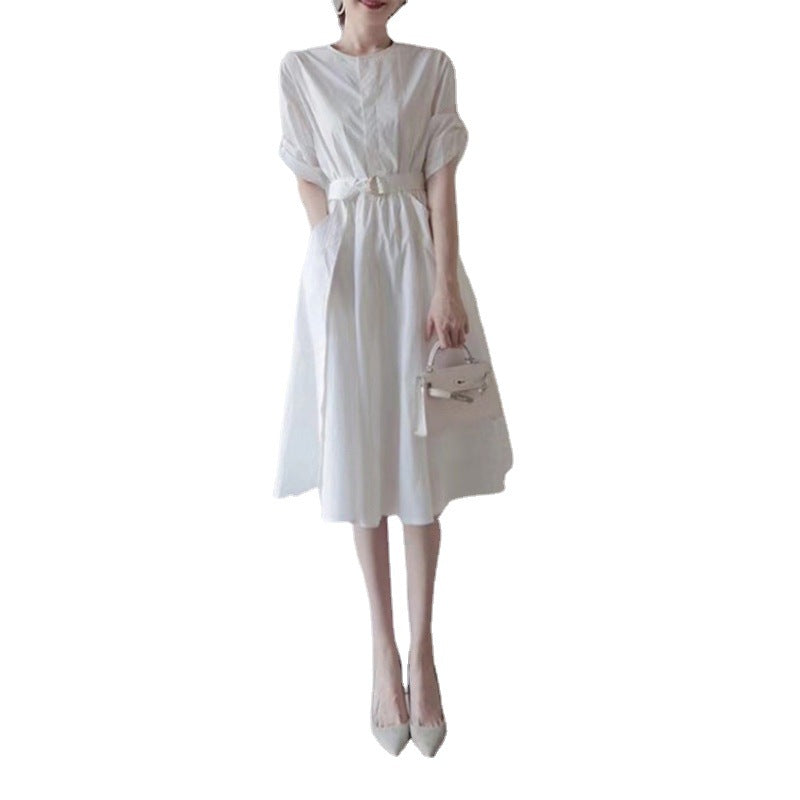 Robe chemise ceinturée tendance femme Chic und Stil