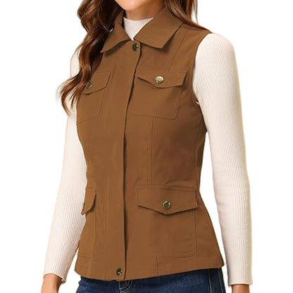 Functional camping jacket for women with pockets and zipper Chic und Stil