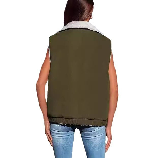Dames gilet matelassé avec intérieur doux Chic und Stil