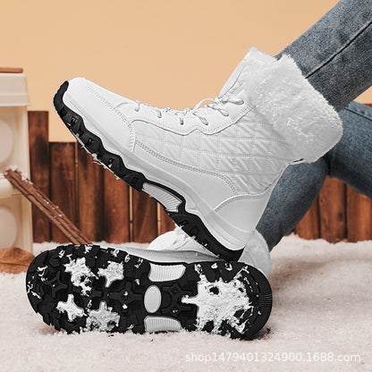 Bottes de randonnée d'hiver pour femmes avec doublure en polaire chaude et semelle antidérapante Chic und Stil