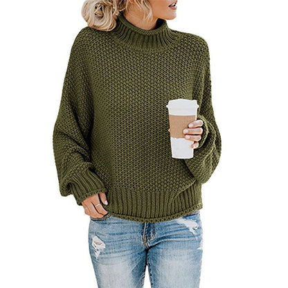 Dames Grand Pull en Tricot Chic und Stil