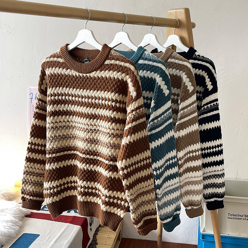 Ladies structured knit pullover Chic und Stil