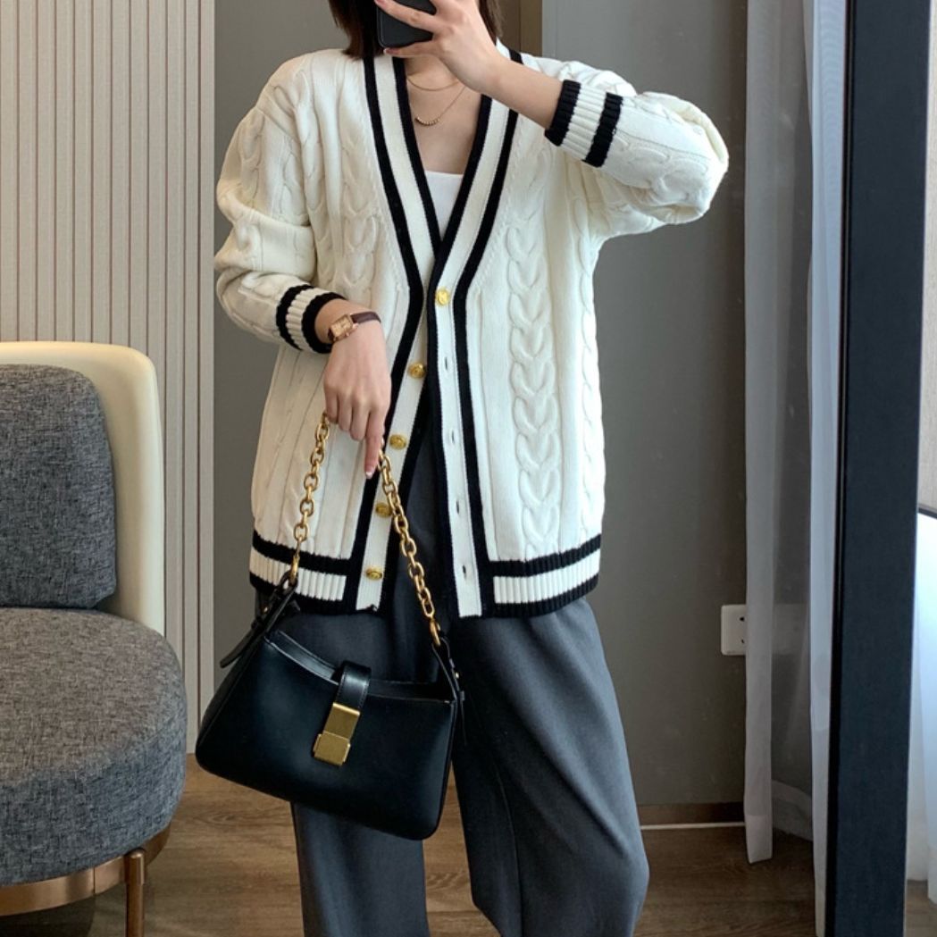 Dames gilet avec design de tresse élégant Chic und Stil