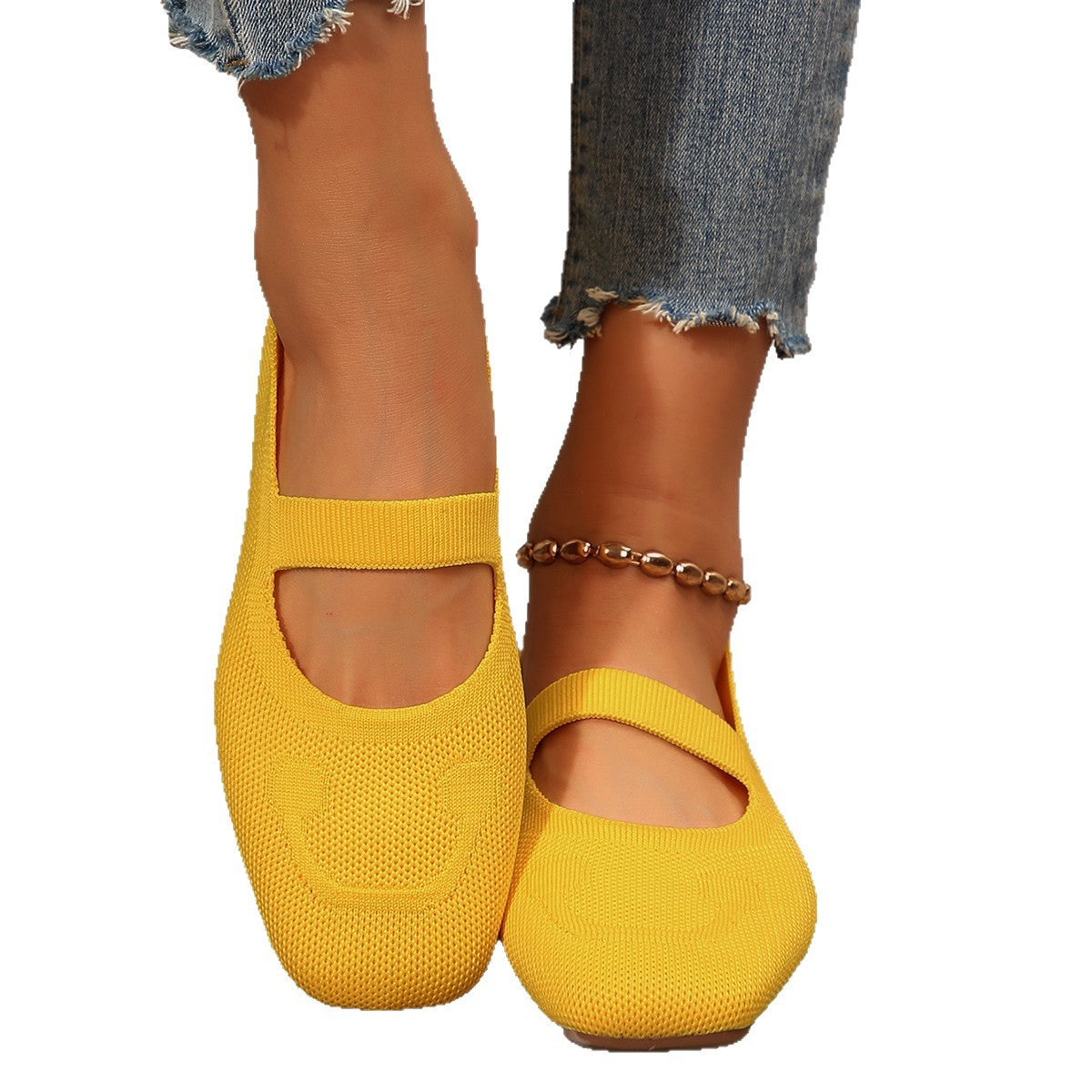 Dames Cheerful Mary Jane Ballerines Chic und Stil