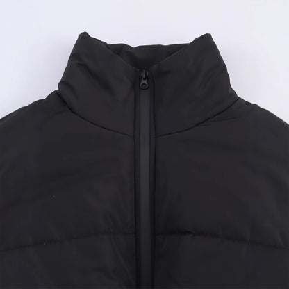 Dames courte veste d'hiver avec col montant et poignets élastiques Chic und Stil