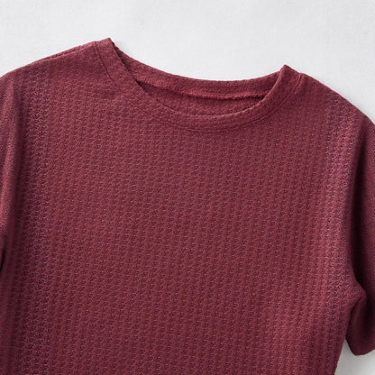 Ensemble de pyjama décontracté pour femmes avec haut court et shorts Chic und Stil