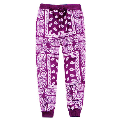 Pantalon de jogging décontracté pour hommes avec motif bandana unique Chic und Stil