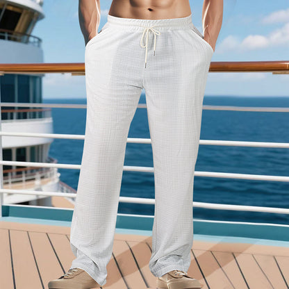 Casual men's pants with adjustable waist and breathable materials Chic and Style