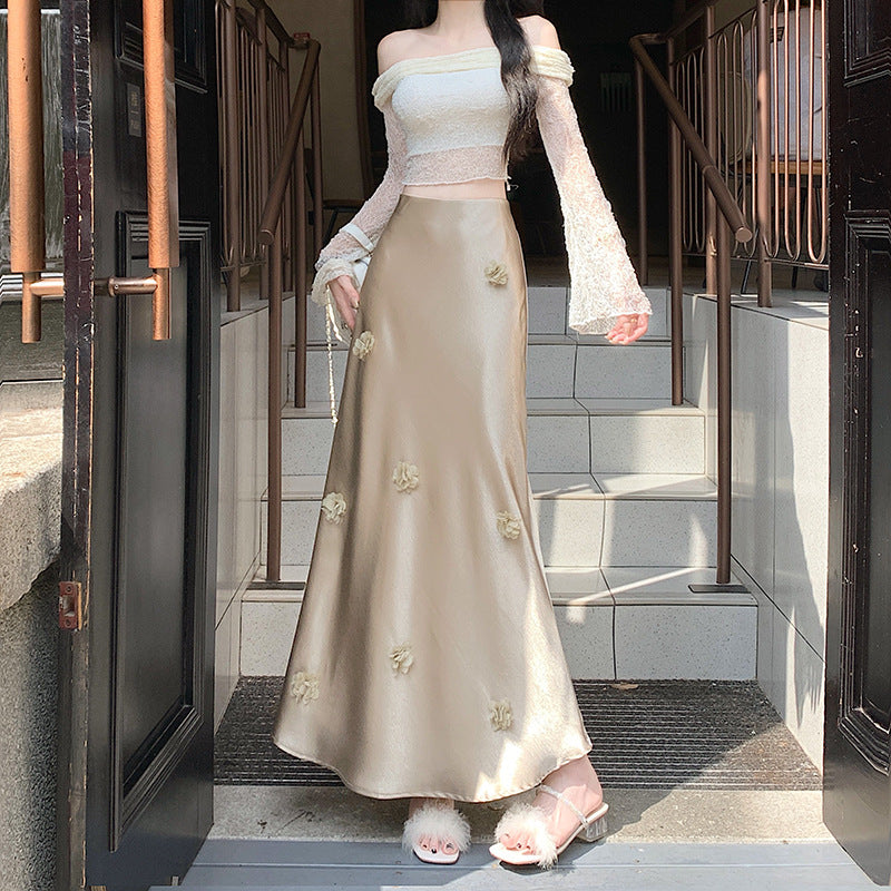 Femmes Élégant Robe Maxi Off-Shoulder Chic und Stil