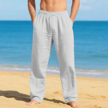 Men's lightweight beach pants with adjustable waistband Chic and Style