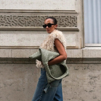 Dames Gilet douillet en matériau doux Chic und Stil