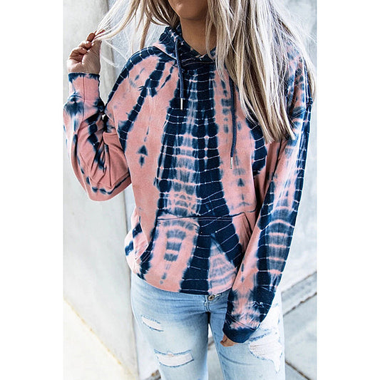 Pull à capuche pour femmes avec un motif batik unique Chic und Stil