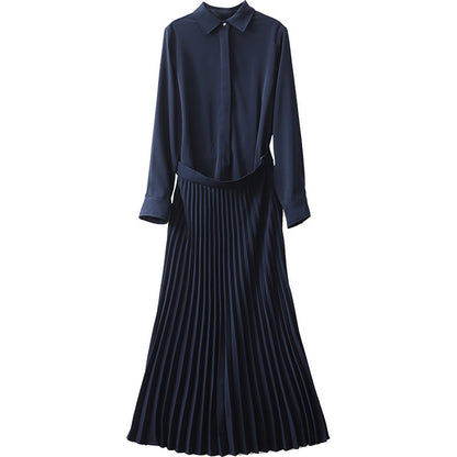 Chic and Style Pleated Wide Leg Pants Set for Women