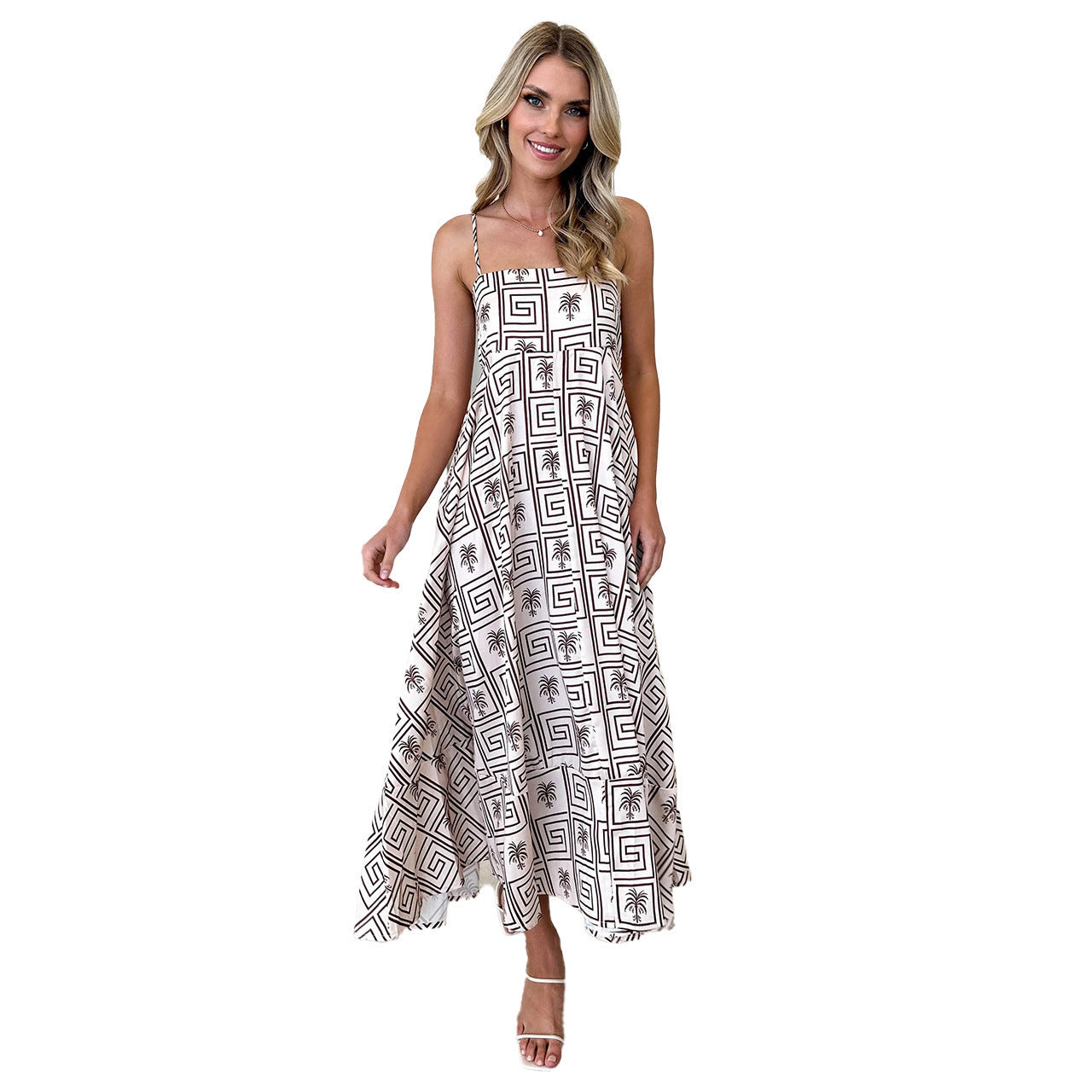 Dames Robe Maxi Élégante avec Silhouette Aérée Chic und Stil