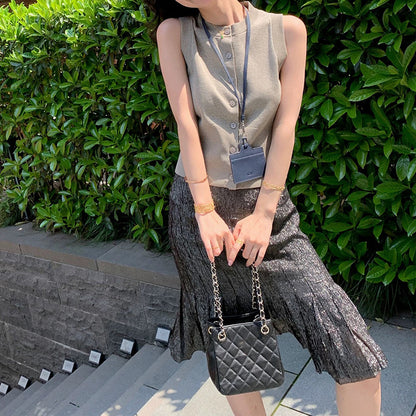 Top sans manches élégant pour femmes Chic und Stil