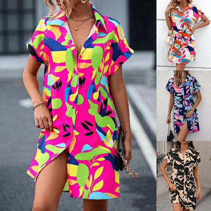Robe chemise décontractée femme Chic und Stil