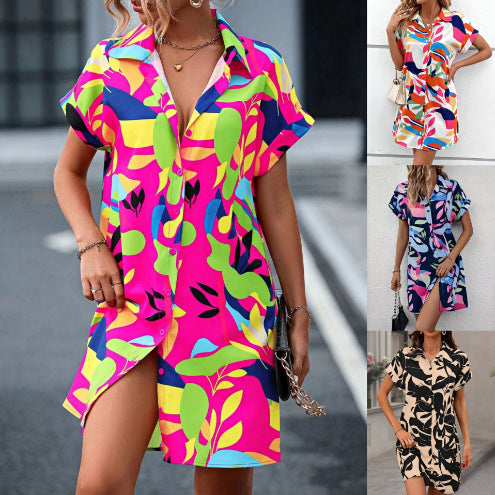 Robe chemise décontractée femme Chic und Stil