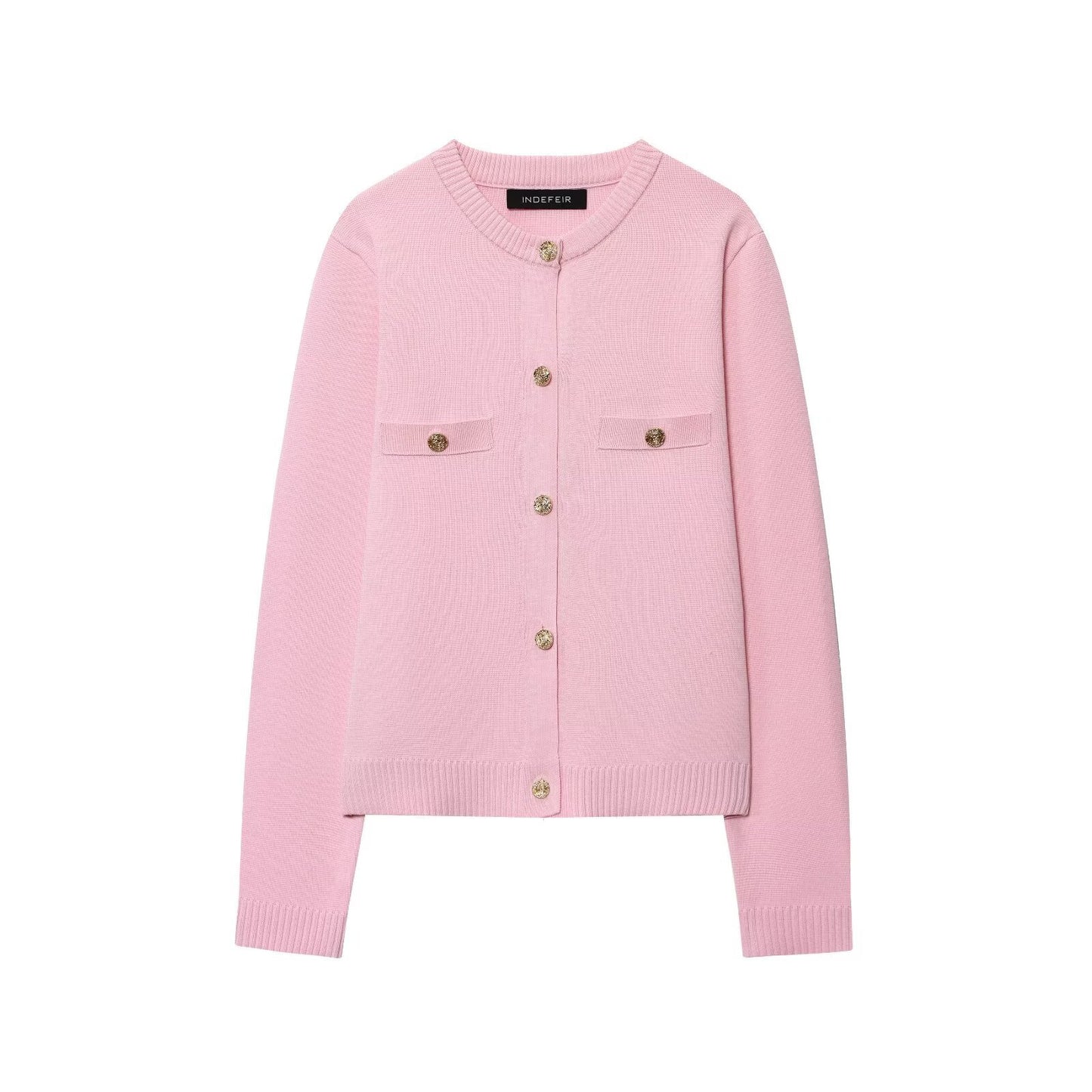 Dame Cardigan avec détails de boutons et poches poitrine Chic und Stil