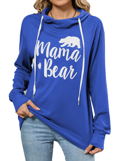 Pull à capuche décontracté pour femmes avec design estampillé Chic und Stil