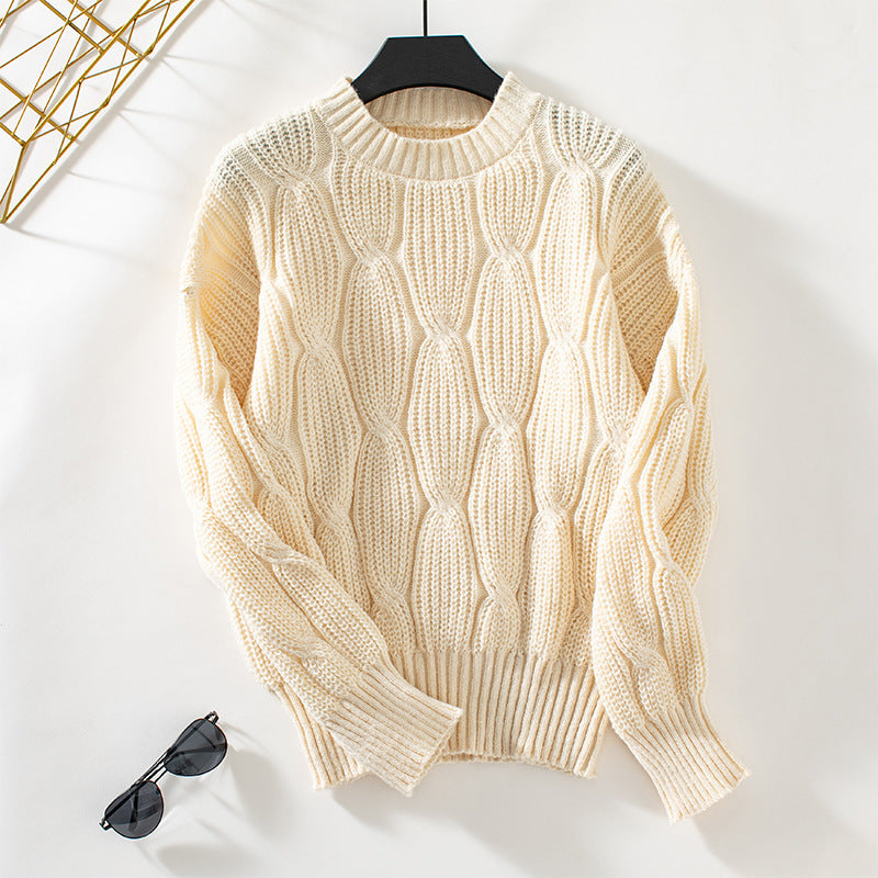 Pull en tricot pour femmes avec design en torsades décoratives et coupe confortable Chic und Stil