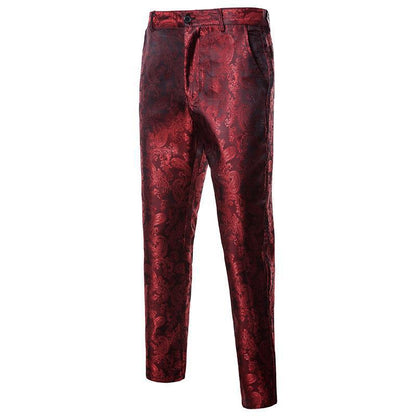 Chic and Style Paisley Pattern Elegant Pants for Men