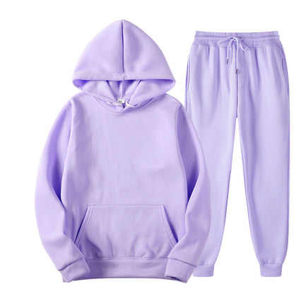 Chic and Style 1761244163 comfortable hooded sweatshirt and jogger pants set for women