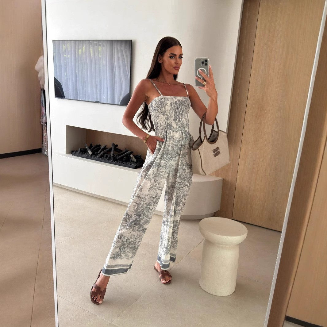 Dames Combinaison Imprimé Floral Chic und Stil