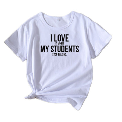 T-shirt humor enseignant de loisirs pour femmes Chic und Stil