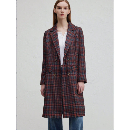 Blazer pour femmes avec motif à carreaux et coupe chic Chic und Stil
