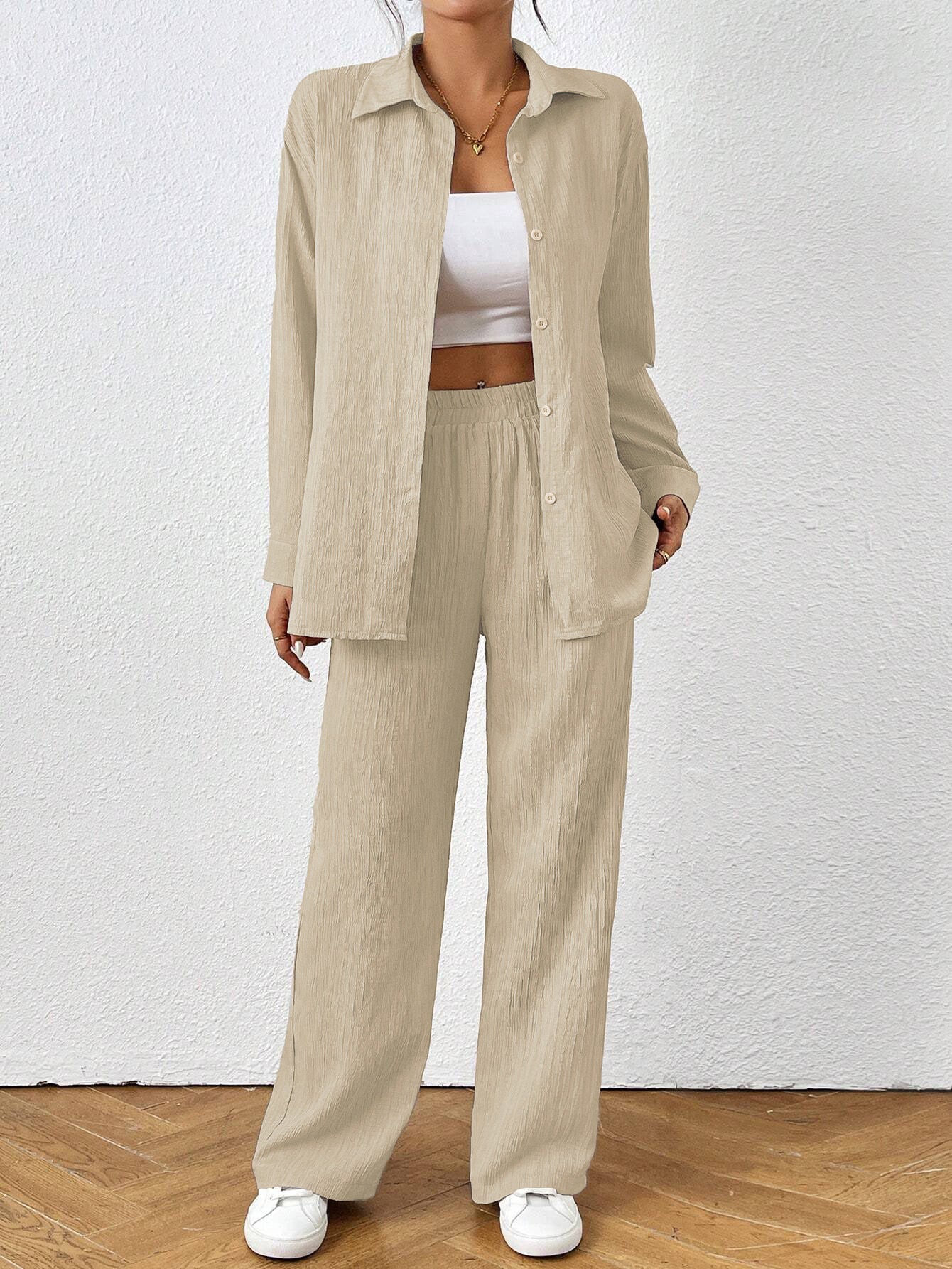 Dames Ensemble confortable en structure respirante Chic und Stil