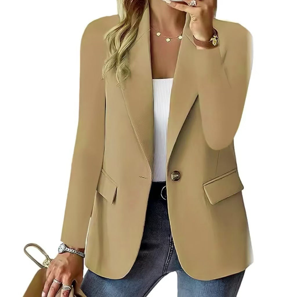 Dames Blazer élégant avec coupe classique et poches Chic und Stil