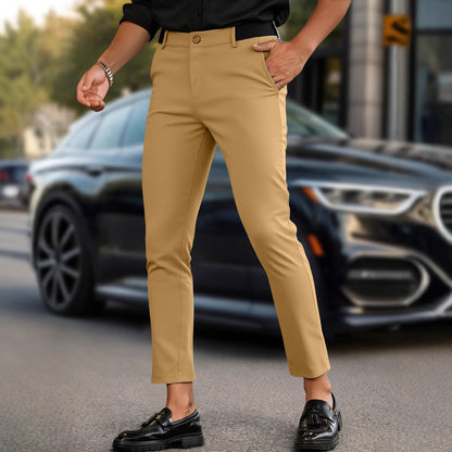 Chic and Style slim-fit trendy chino pants for men