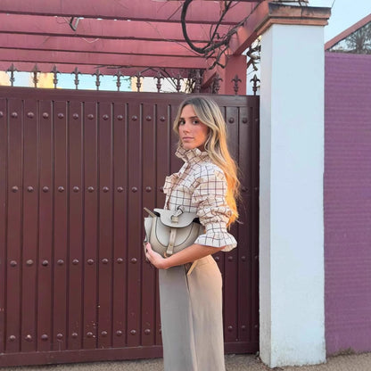 Chemisier à carreaux classique pour femmes Chic und Stil