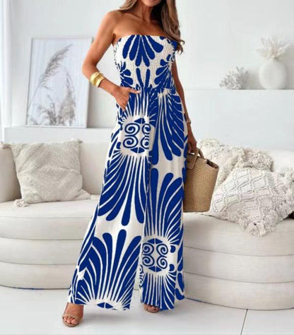 Combinaison sans bretelles pour femmes à jambes larges Chic und Stil