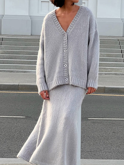 Dames doux cardigan pelucheux Chic und Stil