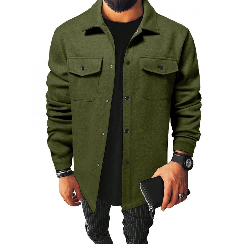 Chemise de veste pour hommes en matériau robuste avec poches pratiques Chic und Stil