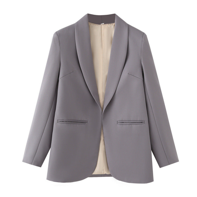 Dames blazer élégant avec coupe unique et poches Chic und Stil