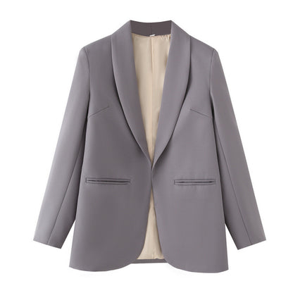 Dames blazer élégant avec coupe unique et poches Chic und Stil