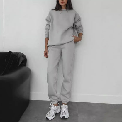 Dames Ensemble de jogging en polaire sportif Chic und Stil