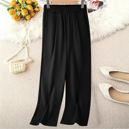 Women Elegant Wide Pleated Pants Chic and Style