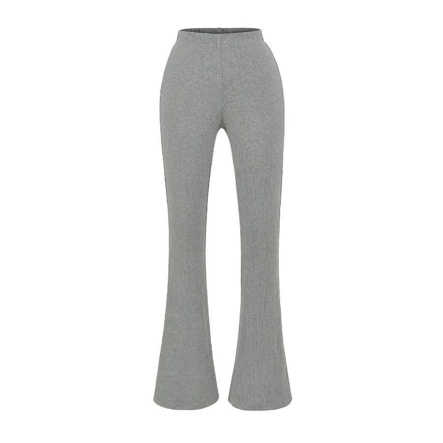 Elegant flared pants for women in high-quality elastic stretch material with high waist Chic and Style