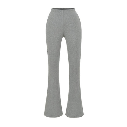 Elegant flared pants for women in high-quality elastic stretch material with high waist Chic and Style