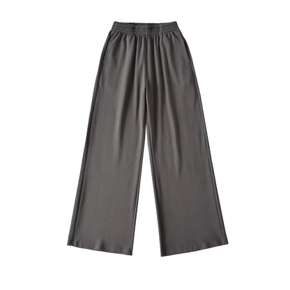 Wide jersey pants for women with elastic waist Chic und Stil