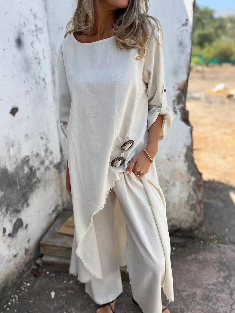 Robe midi décontractée pour femmes Chic und Stil